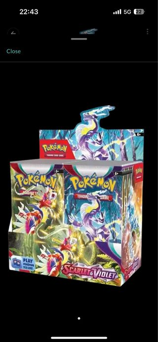 Scarlet & Violet booster box