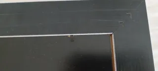 Marco de fotos de madera blanco