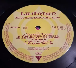 LP de La Unión: "Psycofunkster Au Lait" (1993)