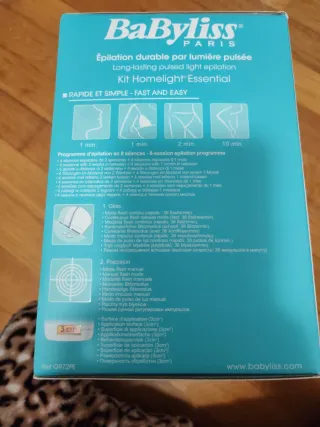 Epilatore Luce Pulsata BaByliss Homelight Essentia
