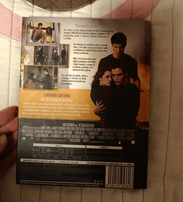 DVD Luna Nueva Edición Especial 2 Discos