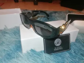 Occhiali da sole Versace Medusa Nero/Oro