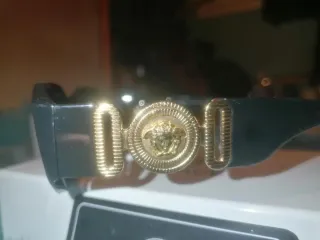 Occhiali da sole Versace Medusa Nero/Oro