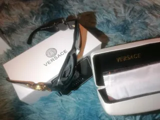 Occhiali da sole Versace Medusa Nero/Oro