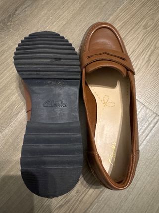 Mocasines Clarks Marrones Talla 39