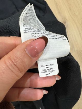 Chaqueta Nike Negra Hombre