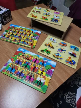 Puzzles de madera educativos