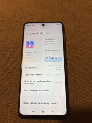 Telefono Xiaomi Redmi Note 9 Pro bianco in buone condizioni