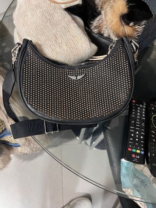 Bolso Zadig & Voltaire negro con tachuelas