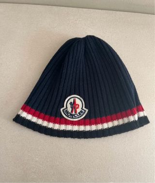 Berretto Moncler blu e rosso