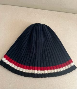 Berretto Moncler blu e rosso