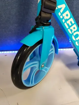 Patinete Arebos City Scooter Azul Plegable