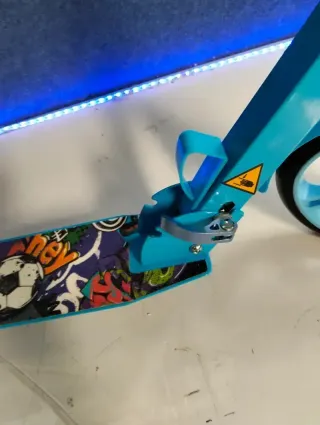 Patinete Arebos City Scooter Azul Plegable