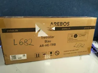 Patinete Arebos City Scooter Azul Plegable