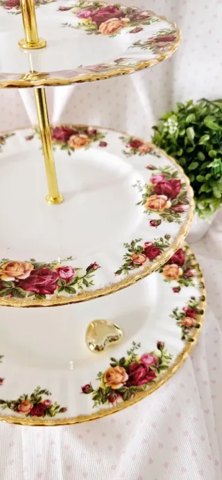 Cake stand Royal Albert- O.C.R a 3 piani