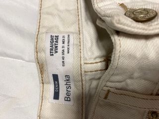 Pantalón Bershka Beige Hombre