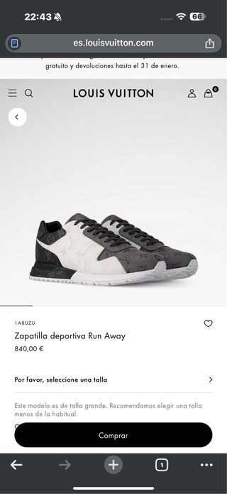 Louis Vuitton Zapatillas Deportivas