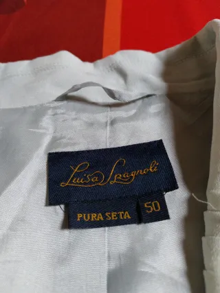 Blazer Luisa Spagnoli Pura Seta Tg 50