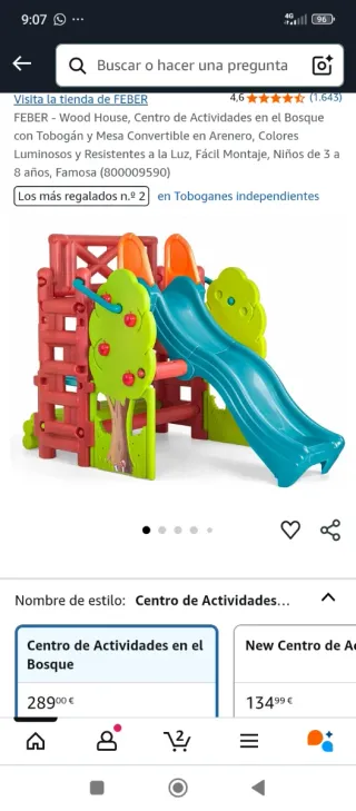 Tobogán FEBER Centro Actividades Bosque