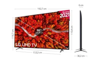 TV LED 86"  LG UHD 4K