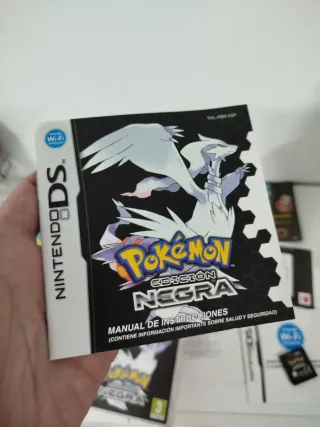 Pokémon Edición Negra Nintendo DS Completo