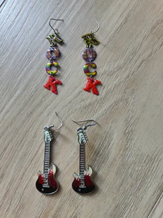 Pack Pendientes Rock Multicolor