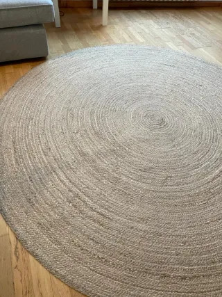 Tappeto rotondo in juta. 205 cm