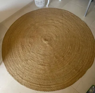 Tappeto rotondo in juta. 205 cm