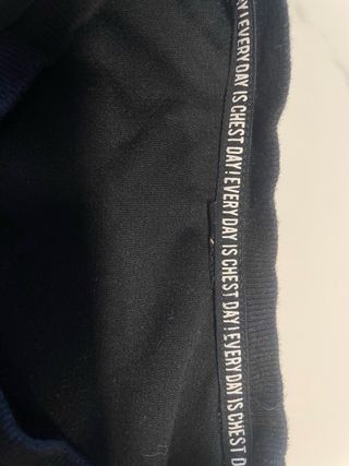 Camiseta deportiva Chest Day Negra