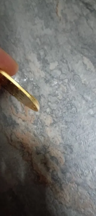 Medaglia ping pong oro