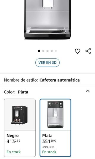 Melitta Purista F230-101 Cafetera Automática con Molinillo Silencioso