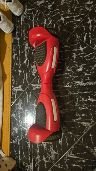 Hoverboard Patín Eléctrico Rojo Luces LED