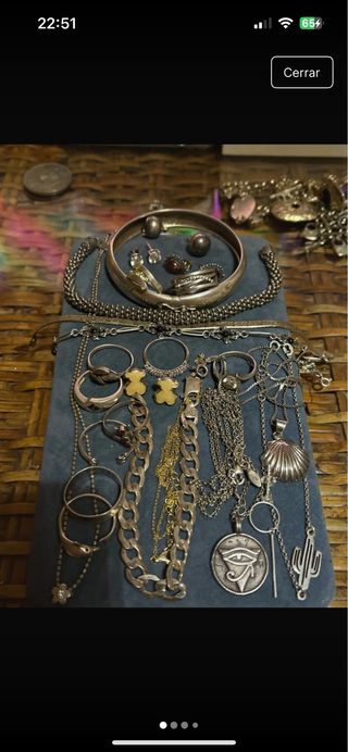 Lote de Joyería de Plata