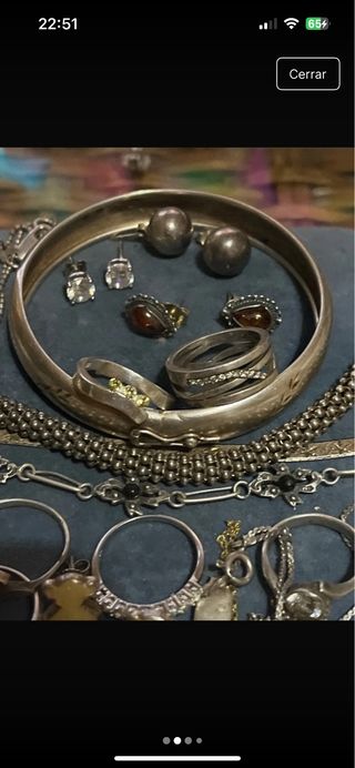 Lote de Joyería de Plata