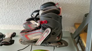 Kit Patines en Línea + Protecciones + Casco