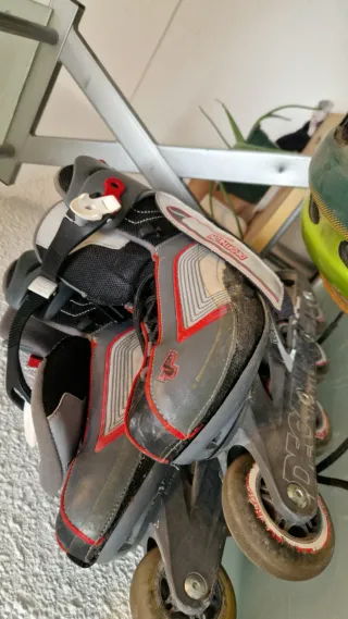 Kit Patines en Línea + Protecciones + Casco