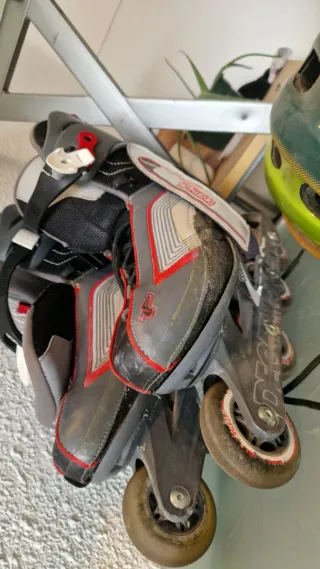 Kit Patines en Línea + Protecciones + Casco