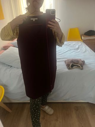 Vestido Pichi burdeos