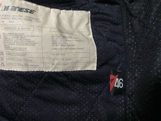 Giacca Dainese Gore-Tex interno staccabile tg.46