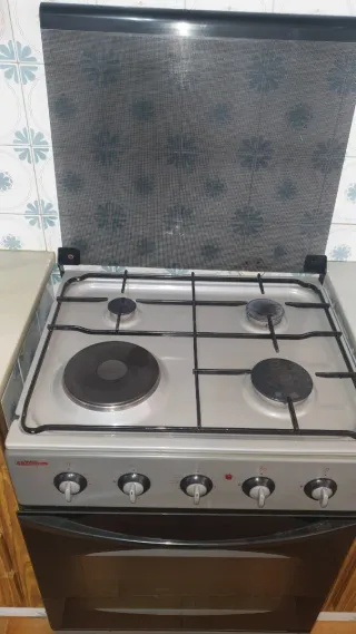 Cocina Mixta Gas y Horno Eléctrico