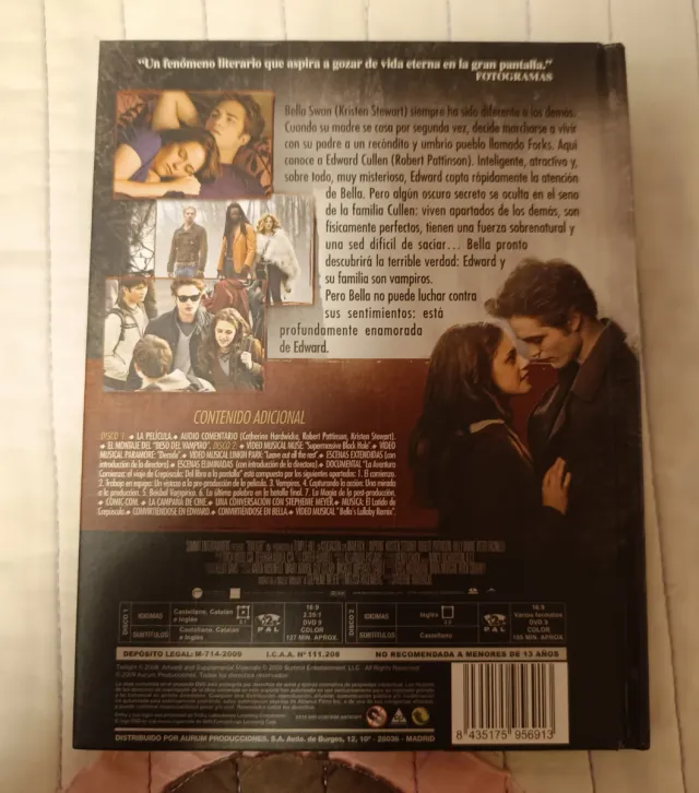 Crepúsculo Edición Especial 2 Discos DVD