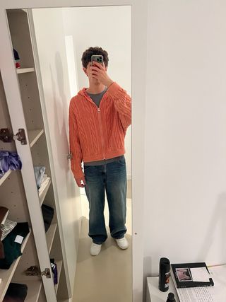 Jersey Scuffers cremallera rosa talla M