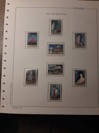 Sellos de España. Año Completo 1971 montado.