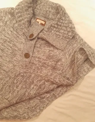 Chaleco poncho Bershka