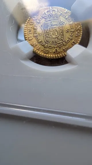 Moneda Oro 1 Escudo 1791 Carlos IV