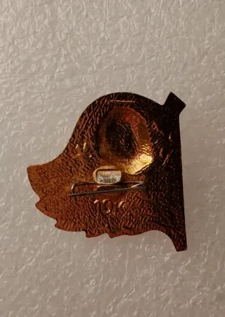 Spilla URSS Lenin bandiera oro e rossa