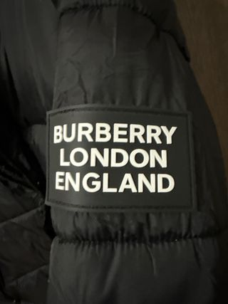 Piumino Burberry Nero Multicolor