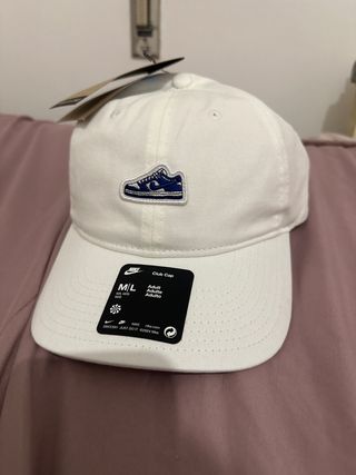 Gorra Nike Club Cap Blanca Talla M/L