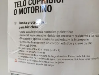 Funda Protectora  Bicicleta CRIVIT