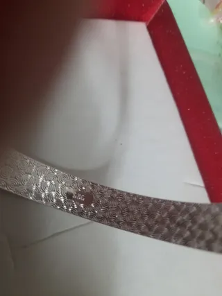 Esclava Plata 925 Grabada